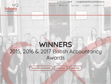 Tablet Screenshot of infinity-partnership.com